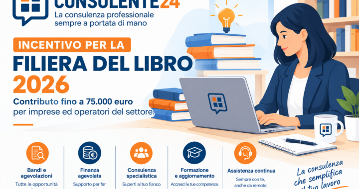 Incentivo filiera del libro 2026: fino a 75mila euro per le imprese